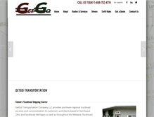 Tablet Screenshot of getgotransportation.com